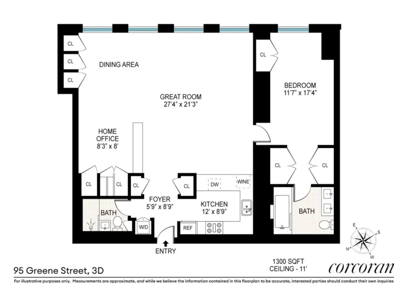 95 Greene Street, 3D SoHo/Nolita, Manhattan, NY 10012